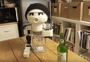 pijący robot