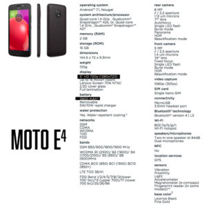 Moto E4